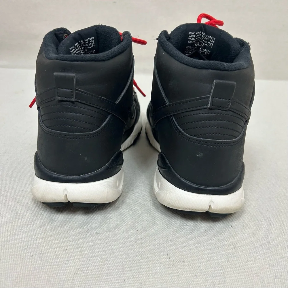 Nike Black and Red High-Top Sneakers - Picture 6 of 11
